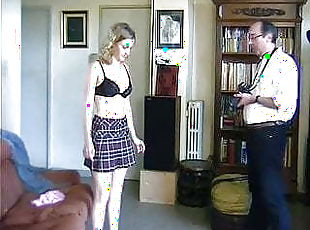 Shy french girl domestic discipline. Stripped and spanked