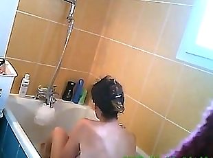 Amateur Hidden shower cam
